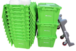Green Moving Boxes