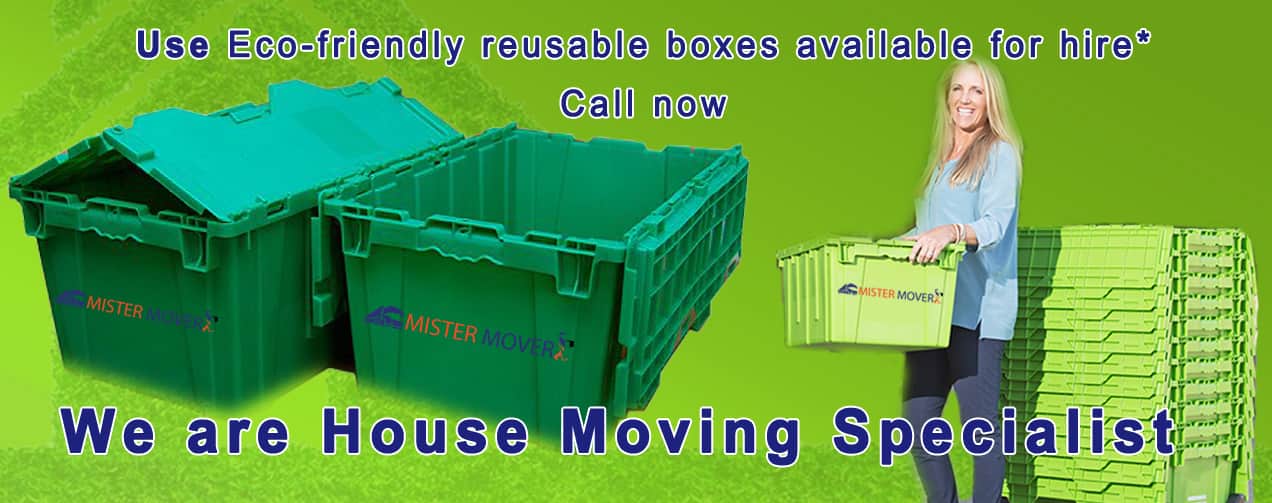 Rent Eco-Friendly Plastic Moving Boxes, Bins & Crates