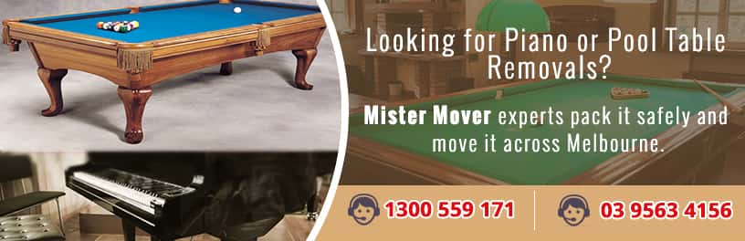 Piano and pool table movers